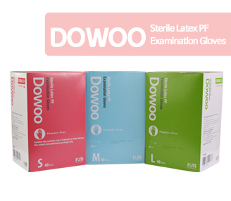 [멸균]DOWOO Sterile Latex PF Examination Gloves