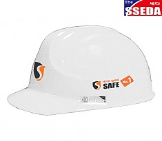 [공장직송]SSEDA3 귀형 안전모(자동-아이보리) / ABS재질 / 건설 작업 머리보호 헬멧 머리 보호대 / ABE등급